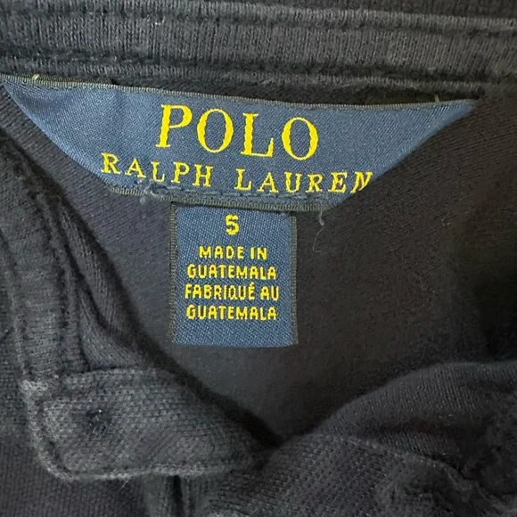 Polo Ralph Lauren Big Girls' Cotton Mesh Polo Dress – Size 5 - Picture 4 of 9